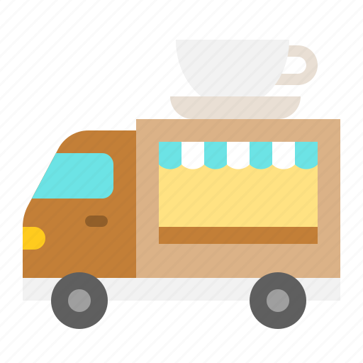 Beverage, coffee, drinks, food, truck icon - Download on Iconfinder
