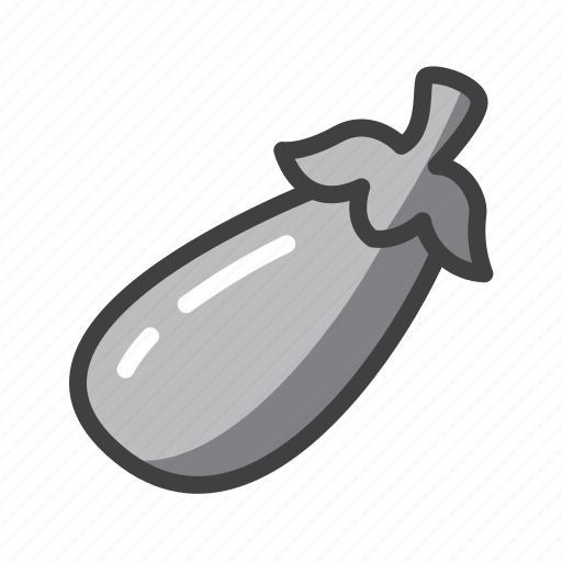 Eggplant, fruit, grey, healthy, vegetable icon - Download on Iconfinder