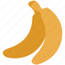 banana, set of banana, food, fruit