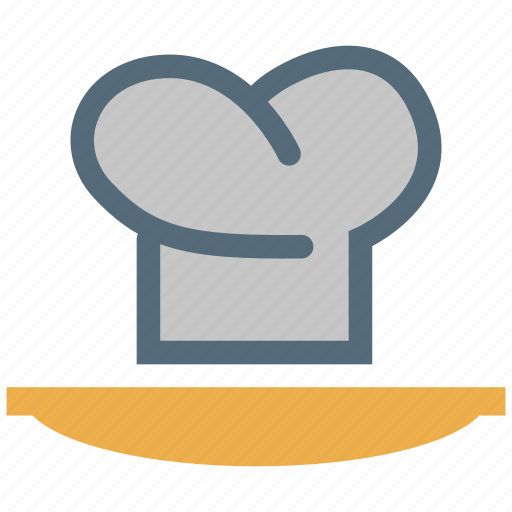Chef, cooking, cooking cap, cooking hat, hat and plate icon - Download on Iconfinder