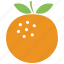 orange, orange with leaves, food, fruit 
