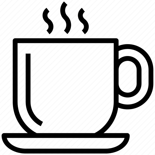 Cup, tea, drink, hot, coffee, plate, restaurant icon - Download on Iconfinder