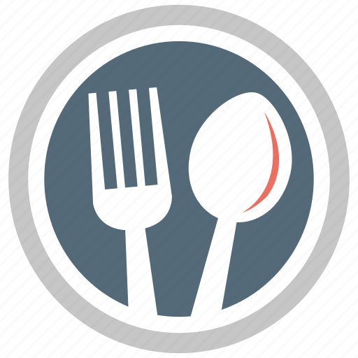Cutlery, fork, fork and spoon, plate, spoon icon - Download on Iconfinder