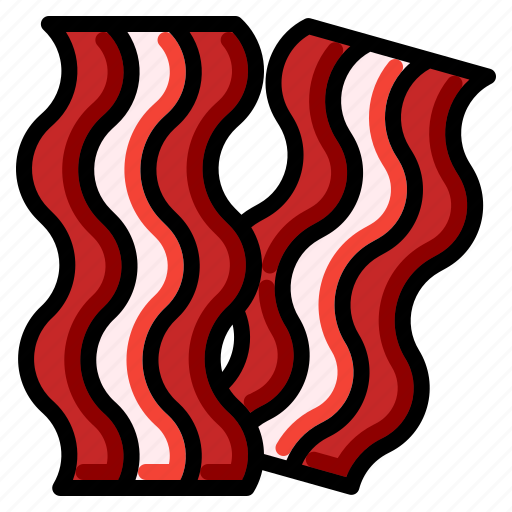 Bacon, fried, meat, pork, sliced icon - Download on Iconfinder