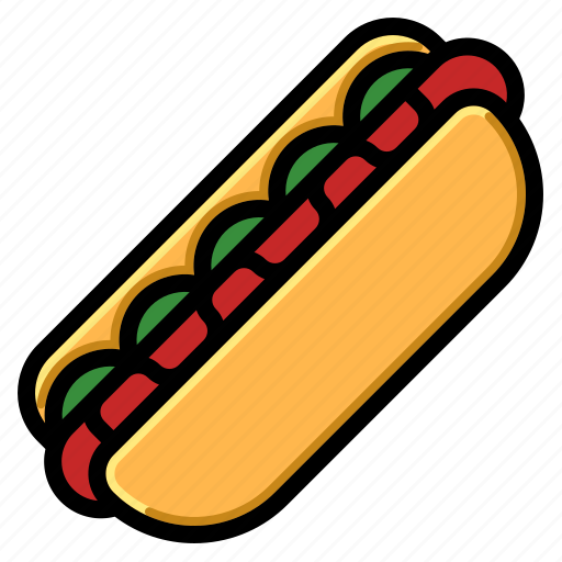 Dog, hot, ketchup, mustard, sausage icon - Download on Iconfinder
