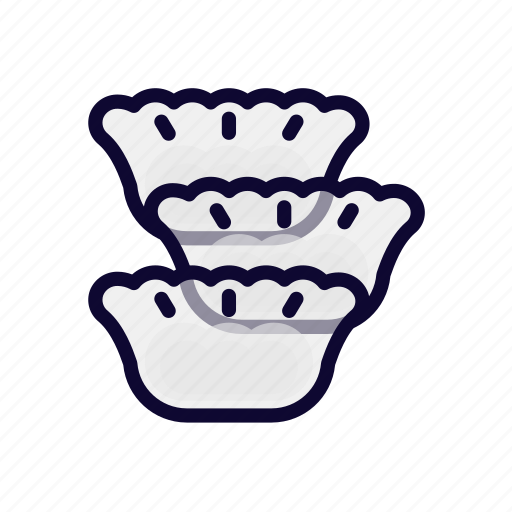 Fried, dumpling, egg, food, fruit, cooking icon - Download on Iconfinder