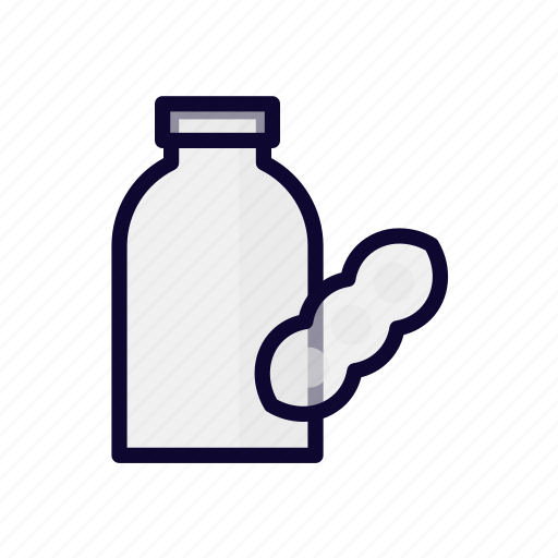 Peanut, milk, drink, coffee, alcohol icon - Download on Iconfinder