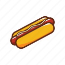 bread, fast food, food, hot dog, sausage