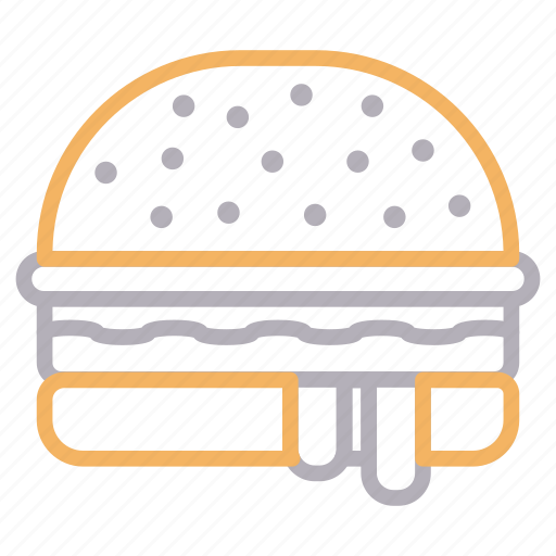 Burger, eat, fastfood, lunch, meal icon - Download on Iconfinder