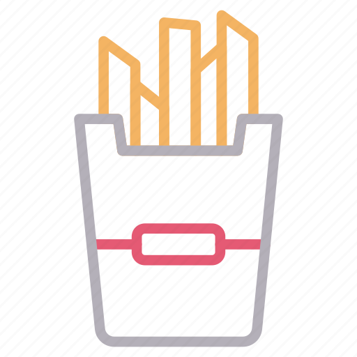 Chips, food, fries, potatoes, snack icon - Download on Iconfinder