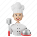 chef, male, cook, kitchen