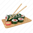 sushi, japanese, cuisine, traditional