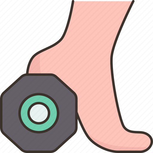Feet, dumbbells, fitness, health, exercise icon - Download on Iconfinder