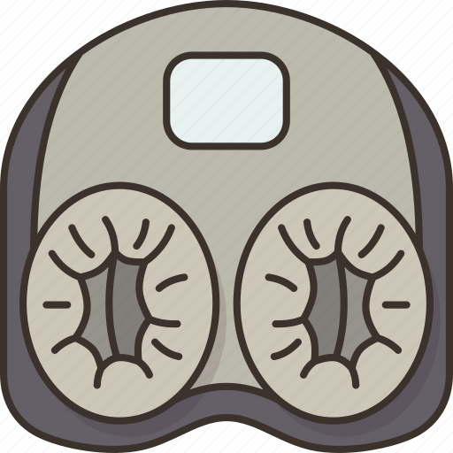 Foot, massager, heat, relaxation, therapy icon - Download on Iconfinder