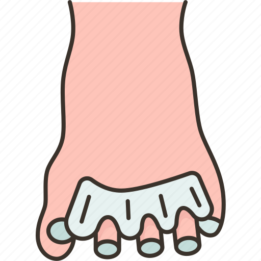 Toe, separators, pedicure, foot, care icon - Download on Iconfinder