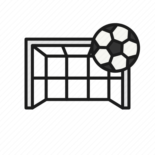 Block, football, goalpost, net, soccer icon - Download on Iconfinder