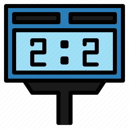 Competition, field, football, game, score, scoreboard, soccer icon - Download on Iconfinder