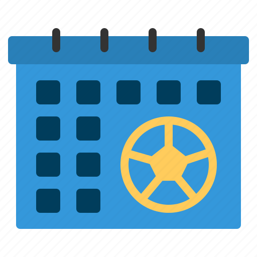 Calendar, date, football, match, schedule, soccer, sports icon - Download on Iconfinder