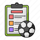checklist, list, to do list, survey, soccer, football, football list 