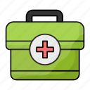 first aid, medical kit, treatment, aid, supplies, healthcare 