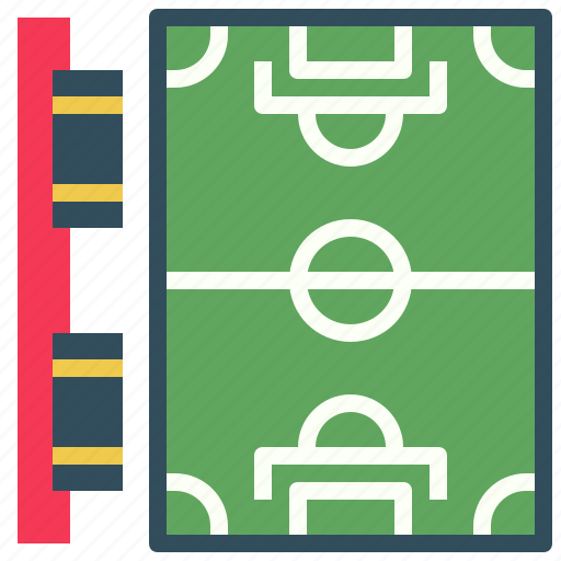Field, football, soccer, sports, stadium, stands icon - Download on Iconfinder