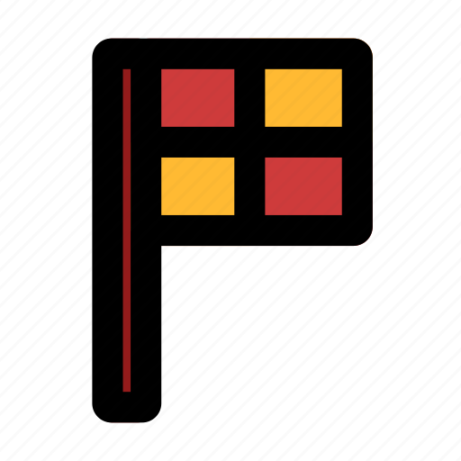 Offside, soccer, football, flag icon - Download on Iconfinder
