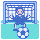 goal, penalty, football, kick