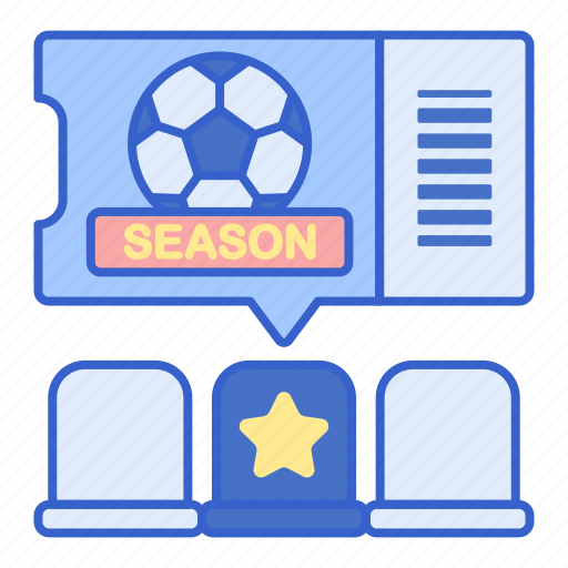 Ticket, season, sport, football icon - Download on Iconfinder