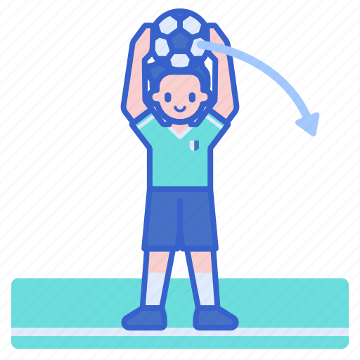 Player, in, throw, football icon - Download on Iconfinder