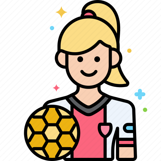 Football, s, sport, women icon - Download on Iconfinder