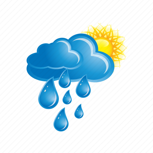 Rain, sun, cloud, cloudy, forecast, sunny, weather icon - Download on Iconfinder