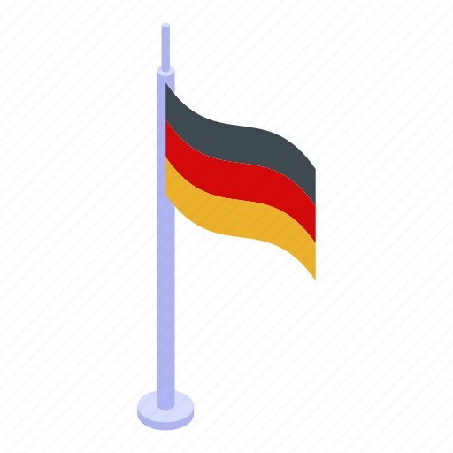 Business, cartoon, flag, foreign, germany, isometric, language icon - Download on Iconfinder
