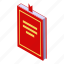 book, business, cartoon, foreign, isometric, language, red 