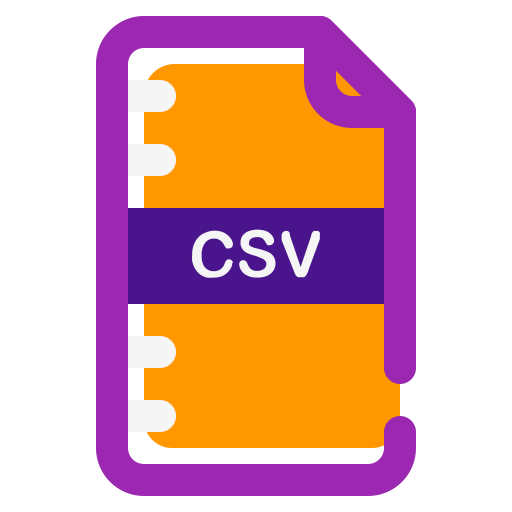Csv, document, documents, download, file, folder, user icon - Free download