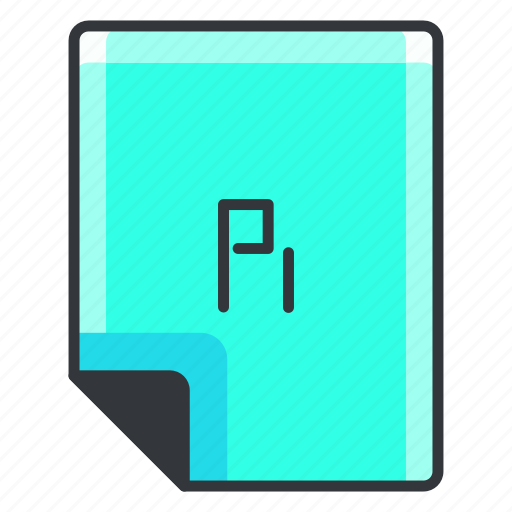 Pi, document, extension, file, format, paper, software icon - Download on Iconfinder