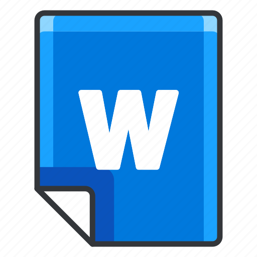 W, document, documents, extension, file, format icon - Download on Iconfinder