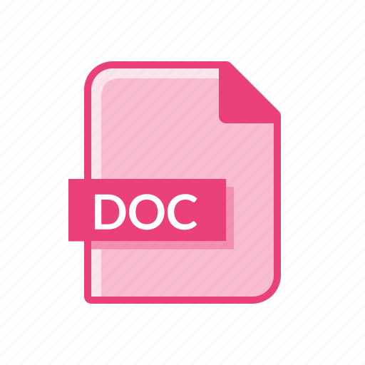 Doc, extension, format, text], word icon - Download on Iconfinder