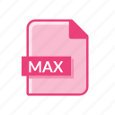 3d max, 3d studio max, 3ds, extension, format, max