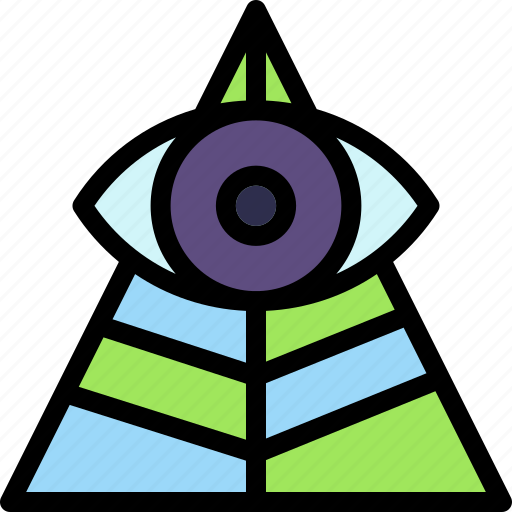 Pyramid, magic, vision, esoteric, fortune, teller icon - Download on Iconfinder