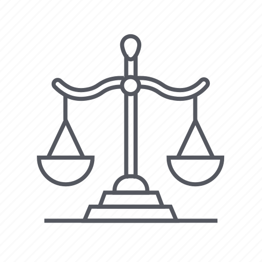Court, justice, scales, trial icon - Download on Iconfinder