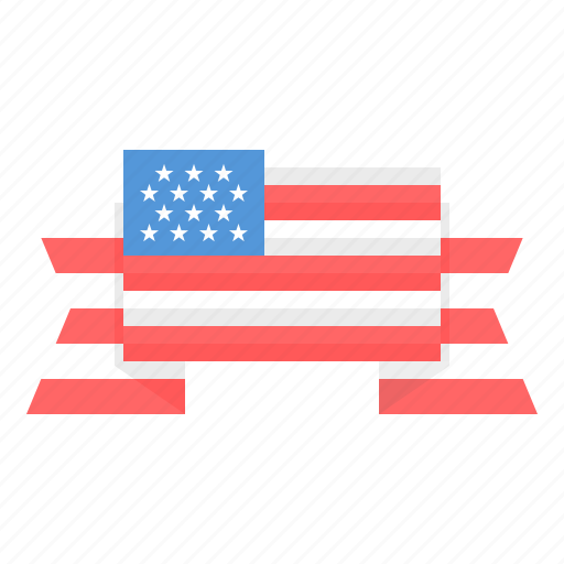 America, banner, flag, usa icon - Download on Iconfinder