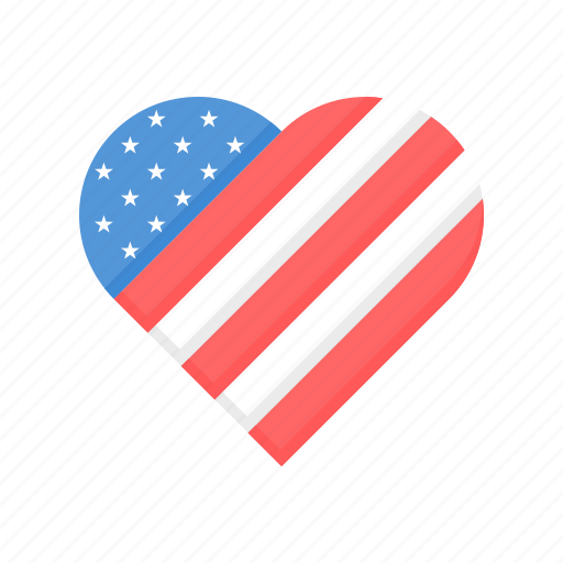America, heart, love, patriotism icon - Download on Iconfinder