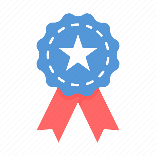 Badge, independence day, medal, ribbon icon - Download on Iconfinder