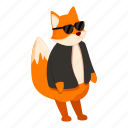 fox, security, man, male