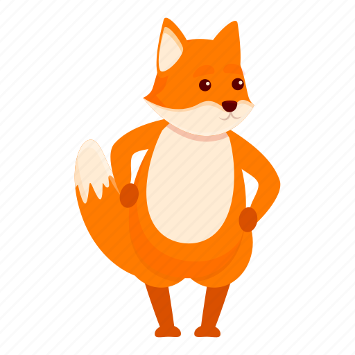 Serious, fox, character icon - Download on Iconfinder