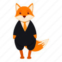 businessman, fox, business, animal