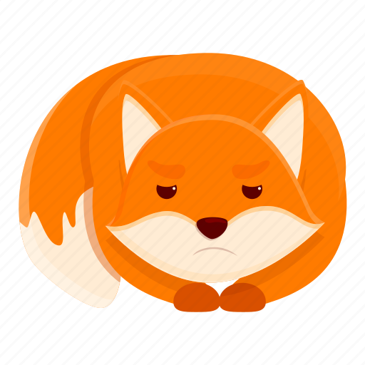 Sad, fox, funny icon - Download on Iconfinder on Iconfinder