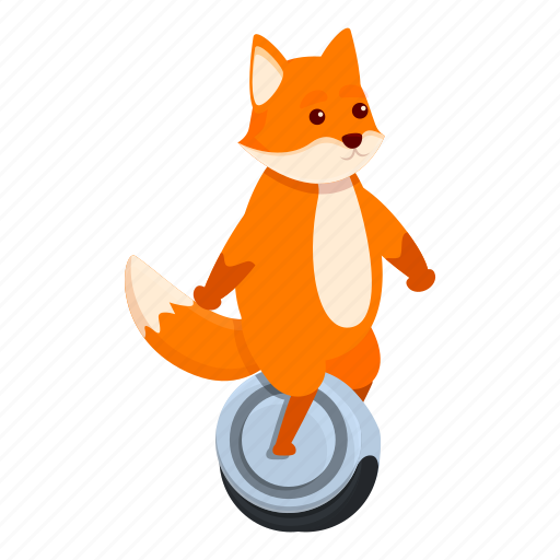 Fox, gyroscooter, transport, ride icon - Download on Iconfinder