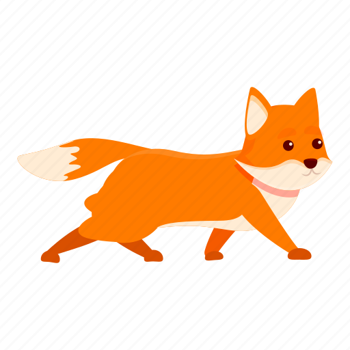 Walking, fox, animal icon - Download on Iconfinder