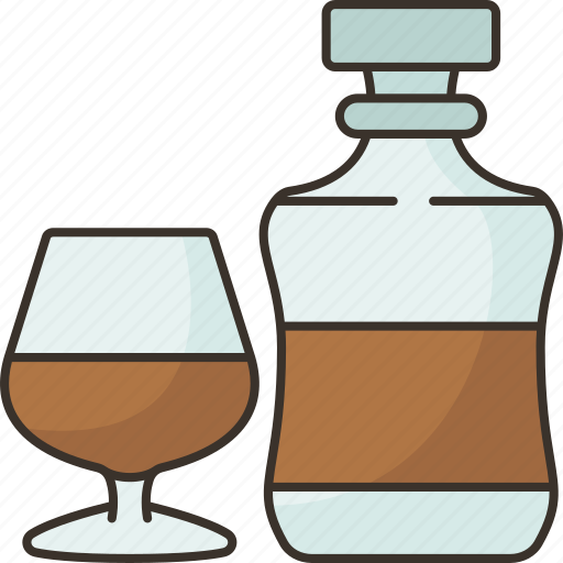 Cognac, brandy, whiskey, liquor, rum icon - Download on Iconfinder